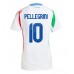 Maillot de foot Italie Lorenzo Pellegrini #10 Extérieur vêtements Femmes Europe 2024 Manches Courtes